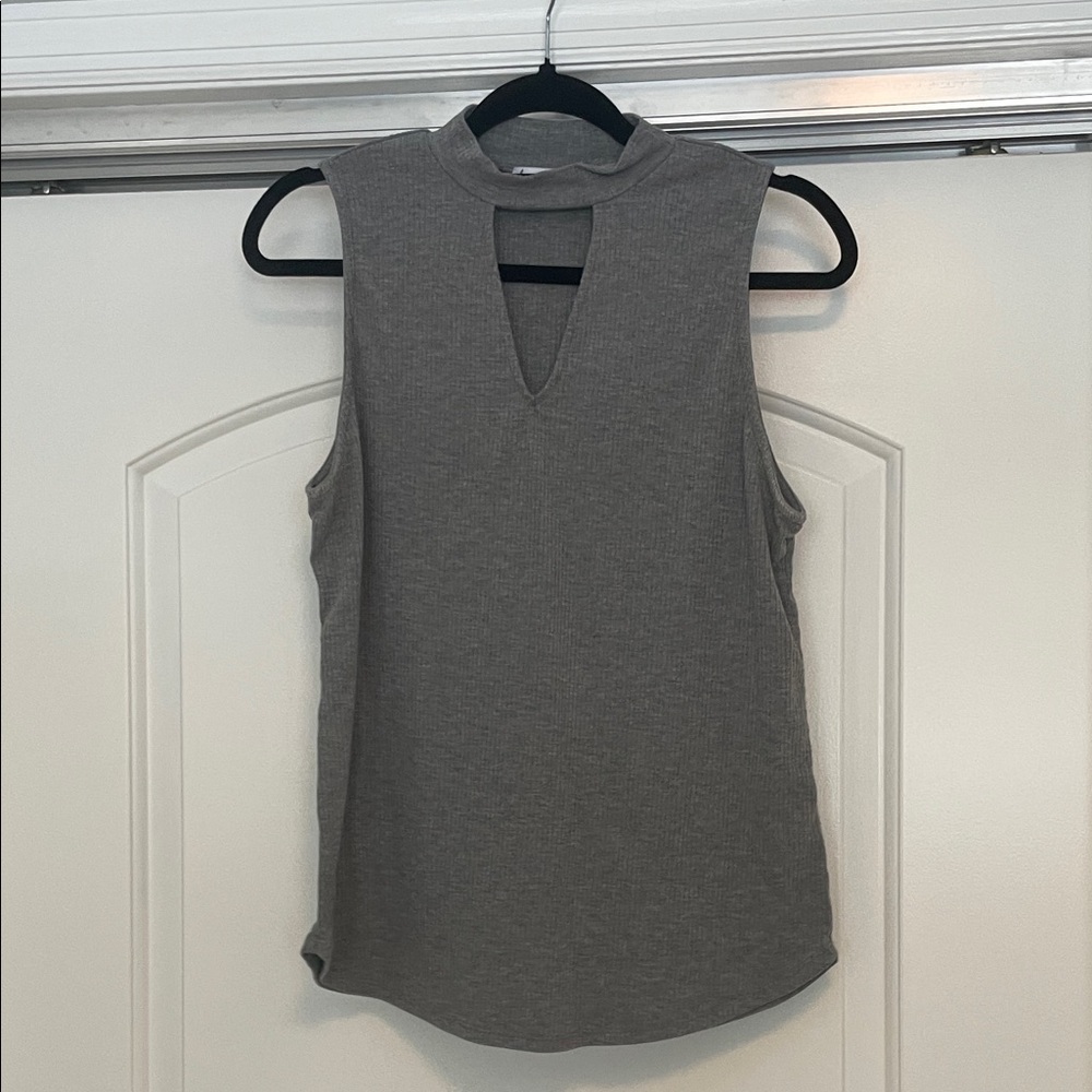 NWOT! love, Fire Charcoal Sleeveless Tank Top